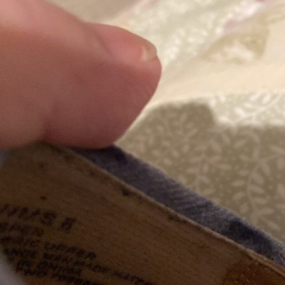 Report blue velvet loafers with 1 inch mirror heels. - Picture 3 of 6